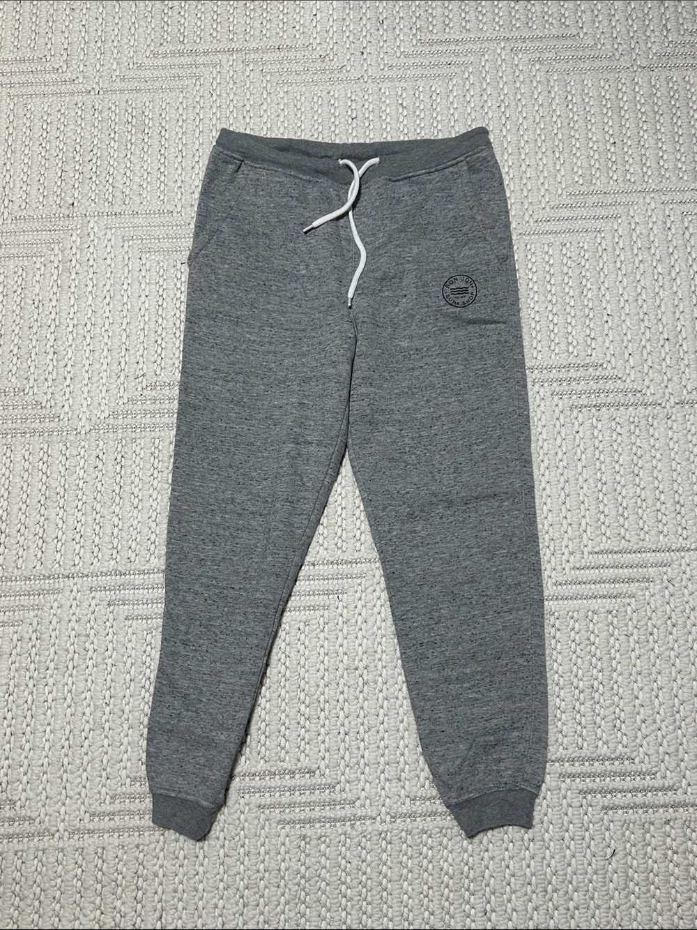 Ron Jon Gray Heathered Pullover with Black Logo